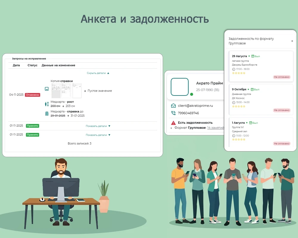 посещаемость