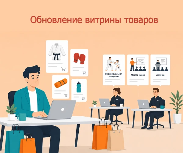 Обновление витрины товаров Обновление витрины товаров
